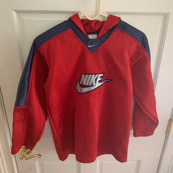 Nike Other - Nike Boys Red Pullover Hoodie Size Medium 10/12